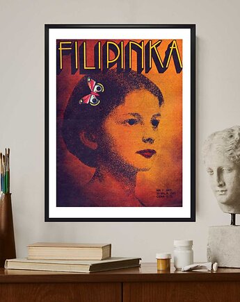 Oprawiona okładka FILIPINKI z 1983, aut. Andrzej Bolimowski Witold Kuliński, RiskyWalls
