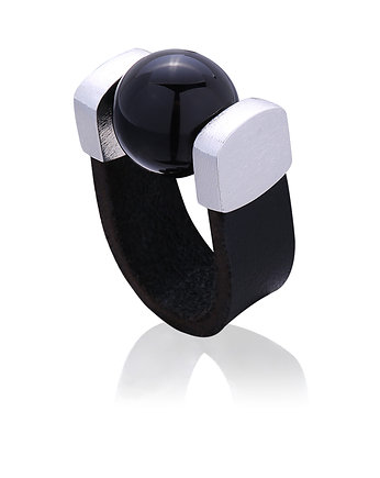 Pierścionek Onyx Ring in Silver, Joccos Design