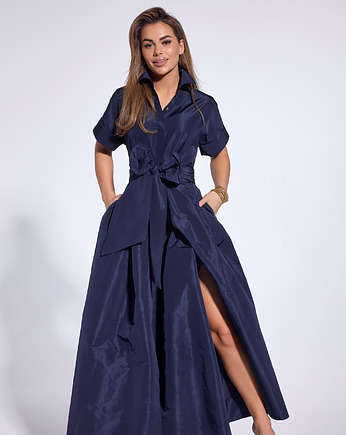 Suknia Ginette granatowa, Atelier LBE