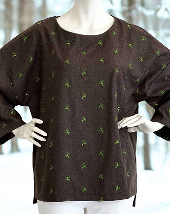 AURORA Renifer wełniany sweter NO.1, THE ABER STUDIO