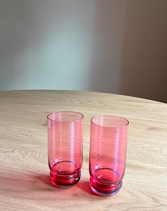 SZKLANKI RUNO SLIM (2 szt.) 220 ml fuksja, FORMY PROSTE