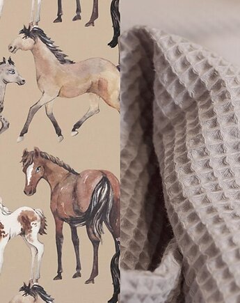 WYJĄTKOWY koc _ narzuta _ KONIE_ 150x200 cm, MOJAMAJA