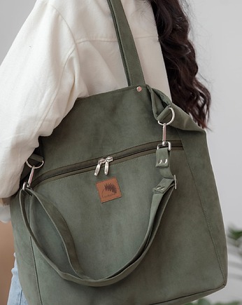 Torba "TOTE BAG" w kolorze oliwkowym, Karolina Audycka