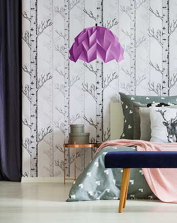 Lampa wisząca origami ICEBERG M fioletowa, Ynska