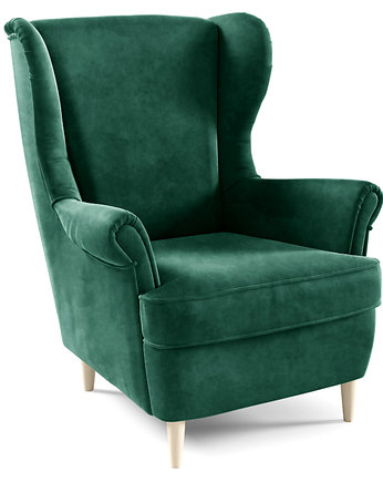 Fotel uszak Hjalmaren  Velvet WELUR, MebleNORTH