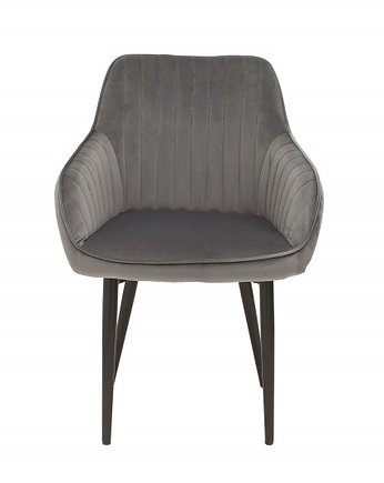 Krzesło Turin aksamit szary velvet, Home Design
