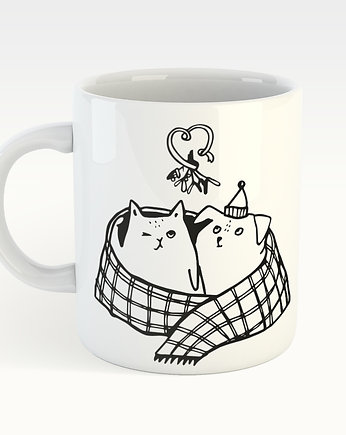 Pod jemiołą - kubek, Ja Cię Broszę