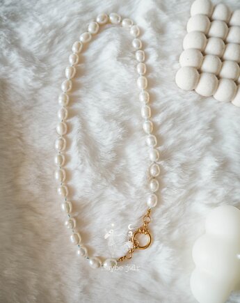 Naszyjnik z  pereł na jedwabnej nici, MAYBEJWLR