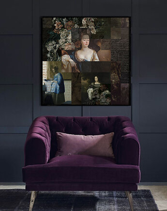 Portret dawny - obraz na płótnie lub plakat, Dekoracje PATKA Patrycja Kita