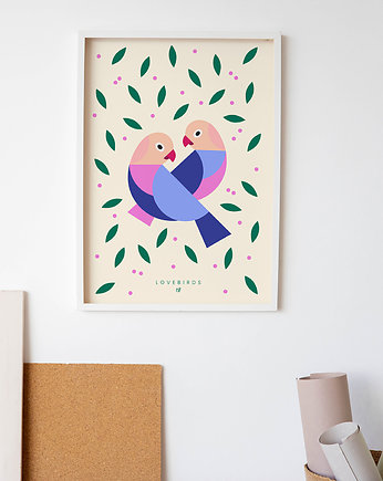 Plakat Lovebirds, Marmolada Studio