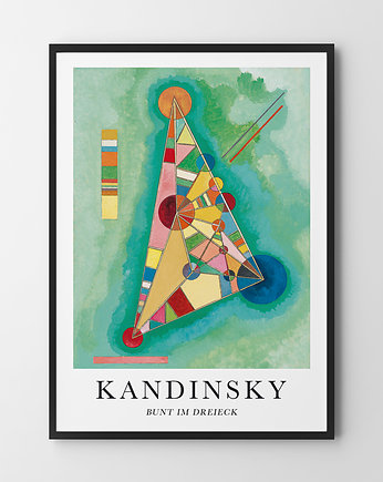 Plakat Kandinsky Bunt in Dreieck, OKAZJE - Prezenty pod Choinkę