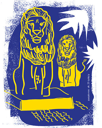 Plakat "Mokotowskie Lwy", Warsaw Birds
