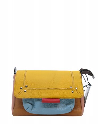 Torebka skórzana, miękka, na ramię długi pasek oryginalna zero waste OLIVKA, Olivka Warsaw