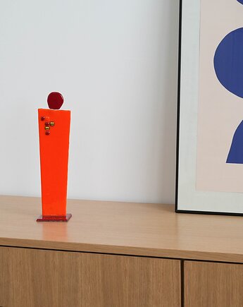 Geometryczna figurka, duński design, lata 70, produkcja: Dania, Przetwory design