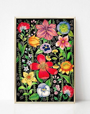 Kwiaty. Plakat, Malgorzata Domanska