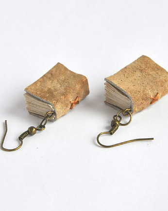 Kolczyki mini książki, OSOBY - Prezent dla dwojga