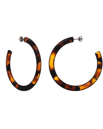Kolczyki Alice w kolorze Light Tortoise, NINIcoJewelry