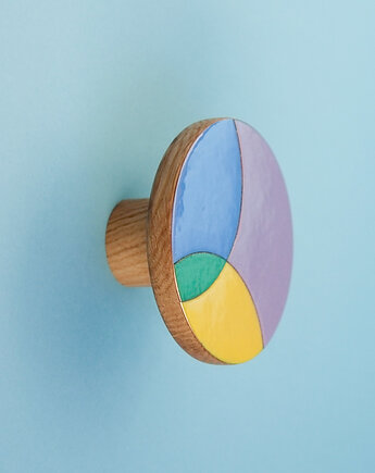 ECLIPSE kolorowa ozdoba ścienna - wieszak, wzór  nr. 1, DOT manufacture