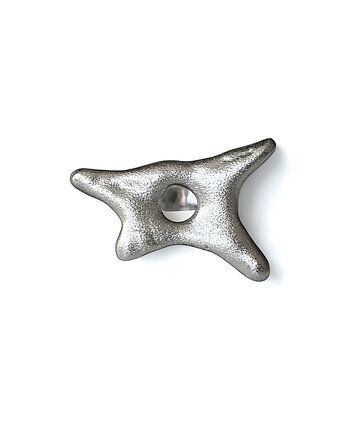 Pierścionek srebrny Sol II z diamentowym wykończeniem, Gutowska jewelry