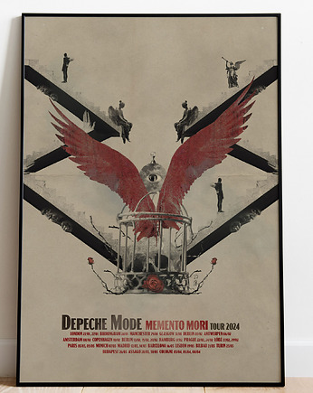 Plakat Depeche Mode Memento Mori tour 2024, Agata Samulska