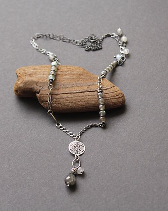 Naszyjnik z labradorytami