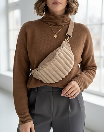 Nerka sztruks ecru M + miniporfel gratis, BEBOKI