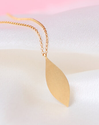 Naszyjnik "Złoty Listek" - kolekcja MONOKSZTAŁTY, Fox and Jewelry
