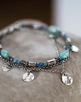 ISTRIA - srebro i kamienie - zamówienie, studio INDIGO