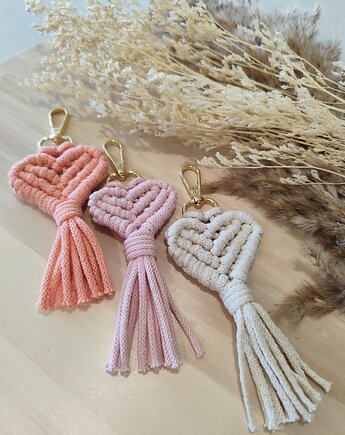 Brelok na klucze handmade do torebki, miaukramy