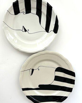 Dwa talerze, arent plates