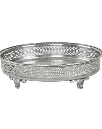 Patera srebrna, włoski design, lata 70, produkcja: Włochy, Przetwory design