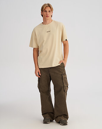 Koszulka męska REGULAR Say Less piaskowa