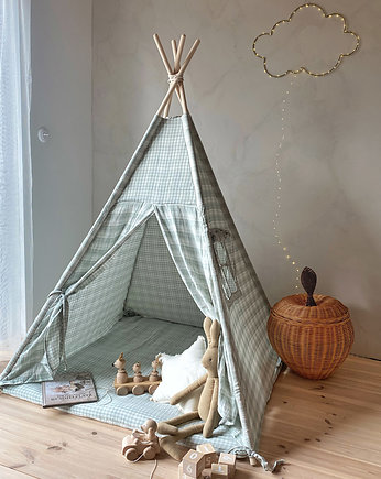 Mint -  tipi, namiot dla dzieci, OKAZJE - Prezent na Baby shower