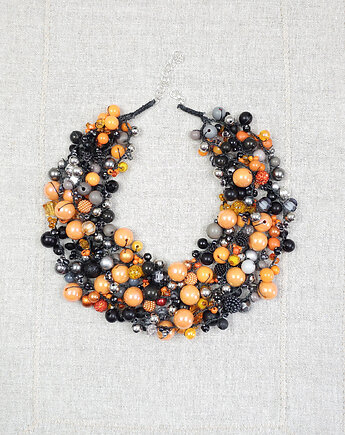 6989 Bogata kolia ręcznie robiona , kama4you