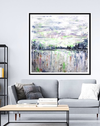 Obraz ręcznie malowany 90x90, Dorota Ferens