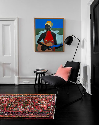 Obraz na płótnie surrealistyczny Evening concert 70 x 80 cm, Camila Warda Studio