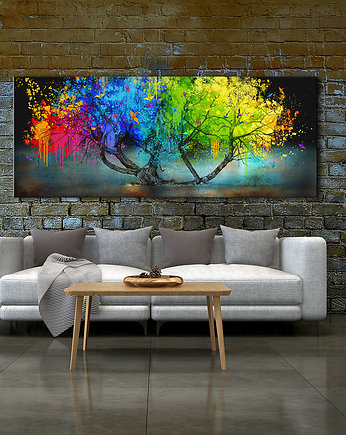 Obraz na płotnie Magiczne Drzewo 150x60cm, OKAZJE - Prezenty na 18 dla syna