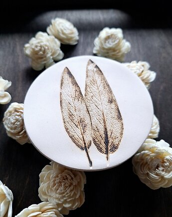 Ceramiczna zawieszka dekoracja ścienna, Wooden Love