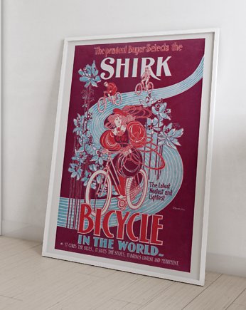 Plakat Vintage Retro Shirk, Storelia