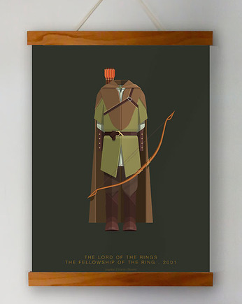 The Lord of the Rings - Legolas - plakat A3, minimalmill