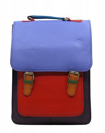 Plecak skórzany damski torebka 2w1 elegancki pojemny mieści A4 OLIVKA, Olivka Warsaw