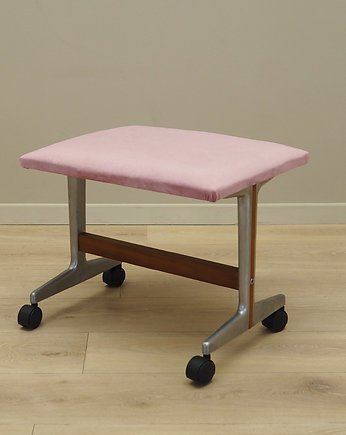 Podnóżek różowy, duński design, lata 60, produkcja: Dania, Przetwory design