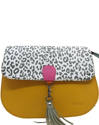 Torebka damska klasyczna odpinany wymienny chwost brelok OLIVKA, Olivka Warsaw