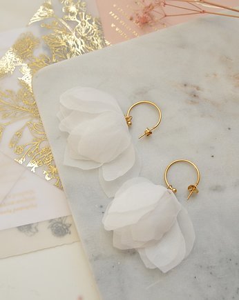 Kolczyki lekkie kwiaty, Anelis Atelier