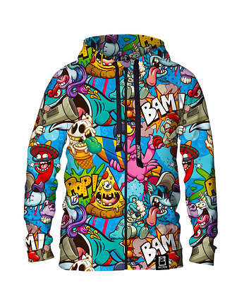 Męska Bluza Expres Zamek DR.CROW Cartoon, DrCrow