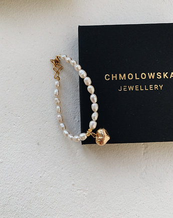 Bransoletka Pearl Heart, Chmolowska Jewellery