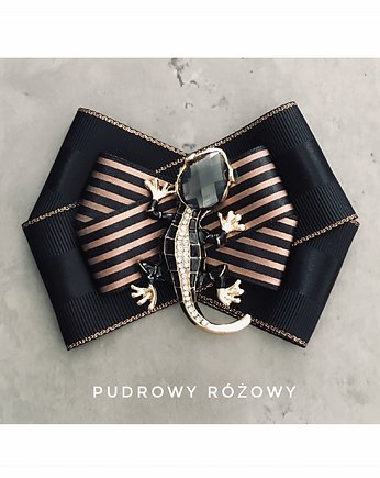 Brosza z Jaszczurką WILD COLLECTION New, Pudrowy Różowy