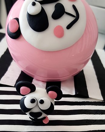 Nakrętki na  wentylki PANDA PANDY, pan pompka