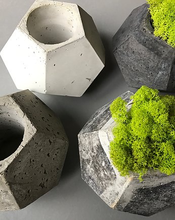 doniczka PENTAGON osłonka betonowa, Dekornia