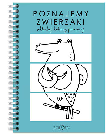 Poznajemy zwierzaki - układaj, koloruj, poznawaj, ZUZU TOYS